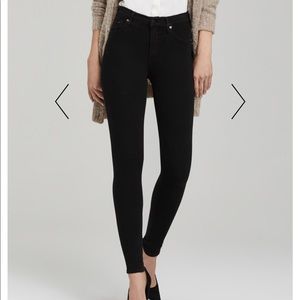 Citizens of Humanity high rise black skinny jeans